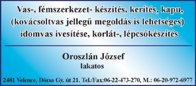 Oroszlán József Lakatos Velence