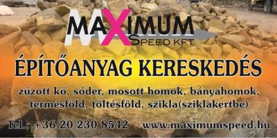 Maximum Speed Kft tüzéptelep, tüzelőanyag, építőipari ömlesztett áruk