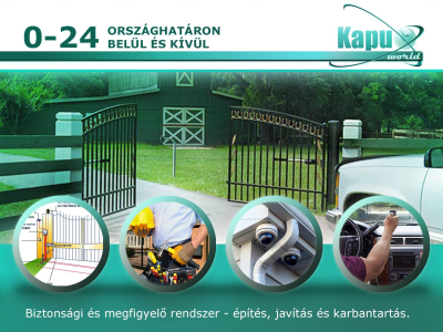 Garázskapu, ipari kapu Kapu-World Kft. Székesfehérvár