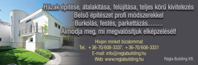 Regia Building Kft. teljes körű építőipari kivitelezés Fejér megye
